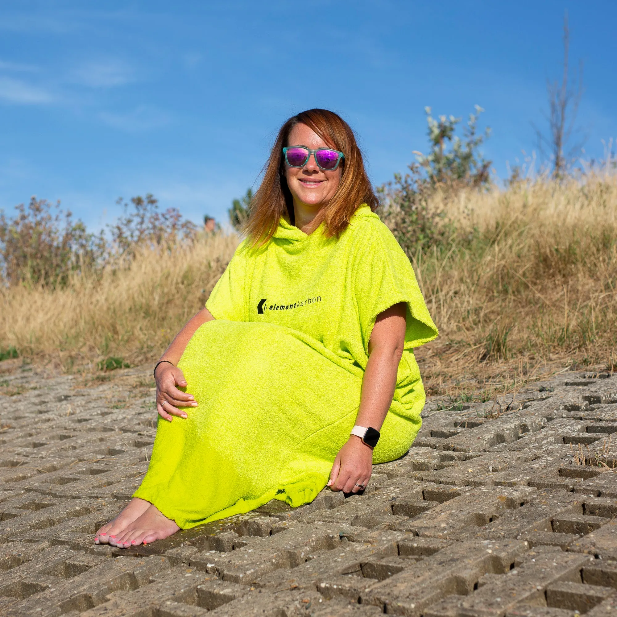 Adults Unisex Towel Changing Robe Sea Grass
