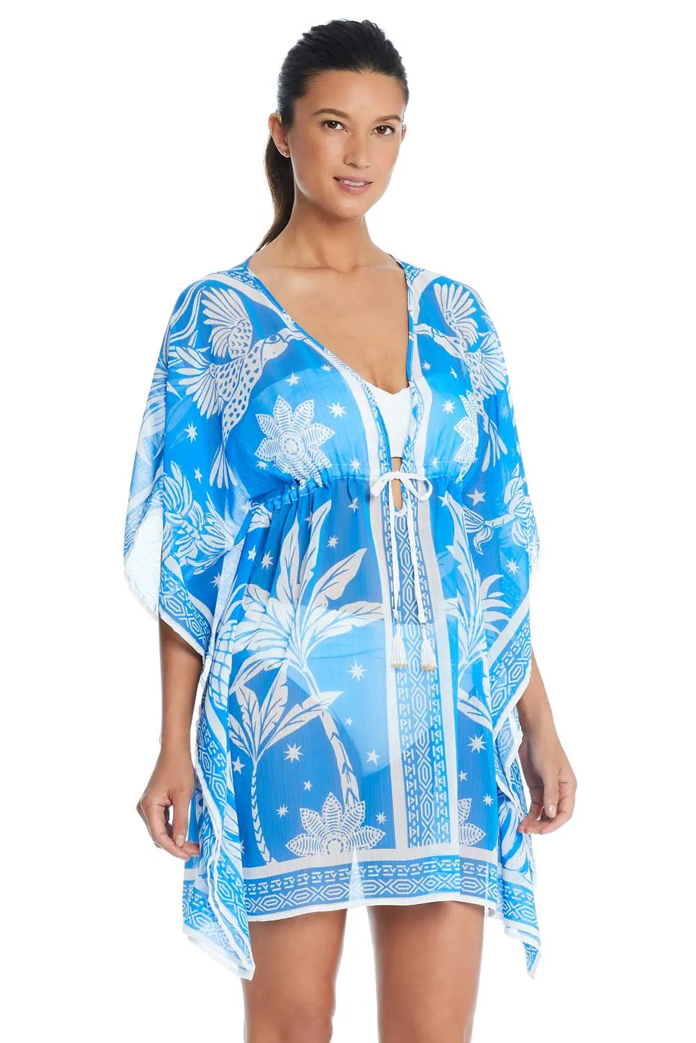 Bleu: A Place In Sun Caftan Cover-Up