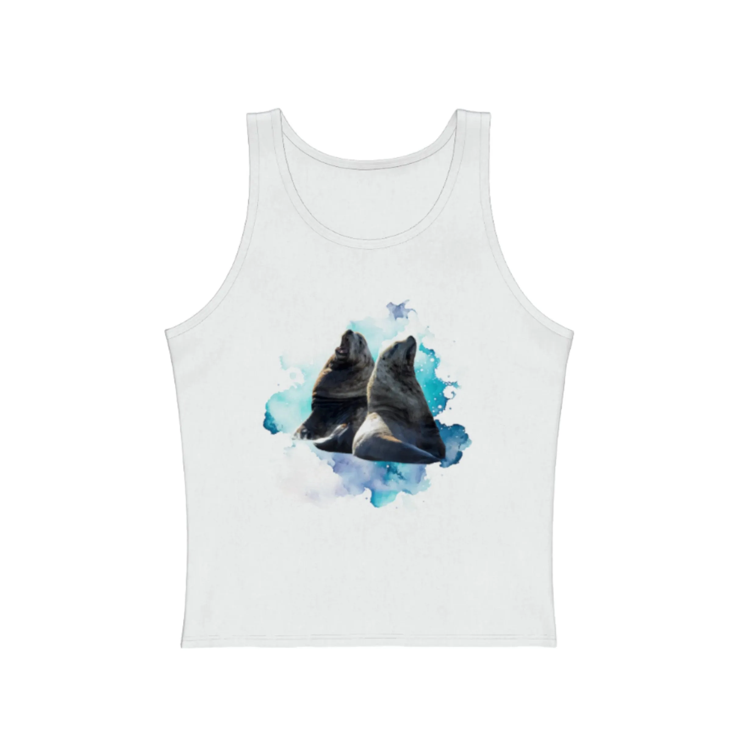 Sea Lions Conversation Premium Unisex Tank Top