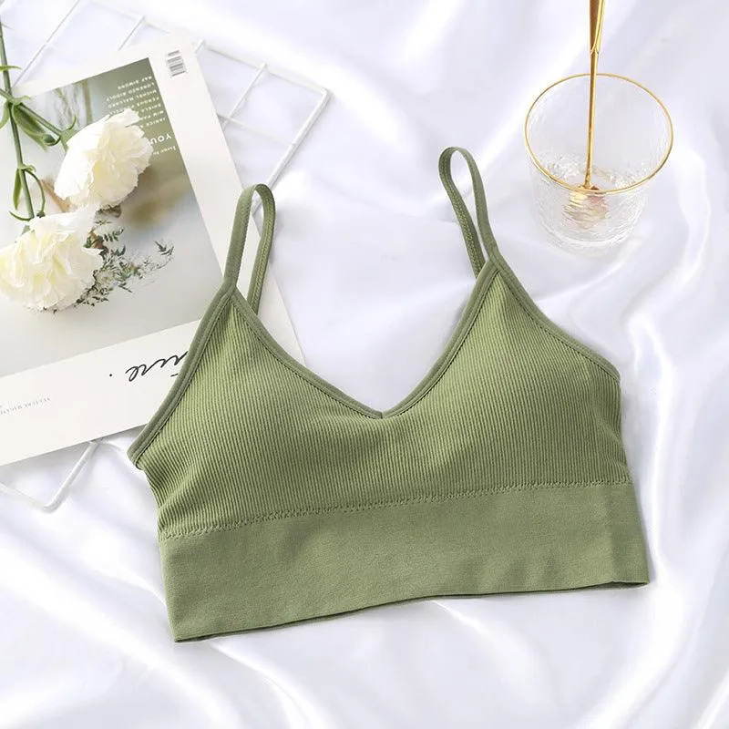 Seamless Underwear Female Crop Tops