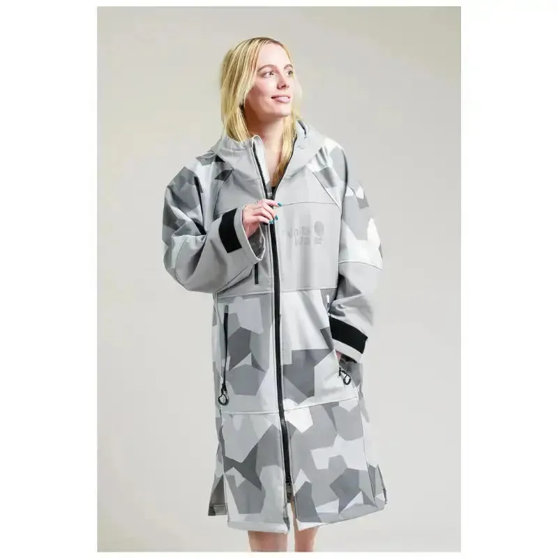 Unisex Post Swimming Robes | Soft Shell Arctic Camo Robe