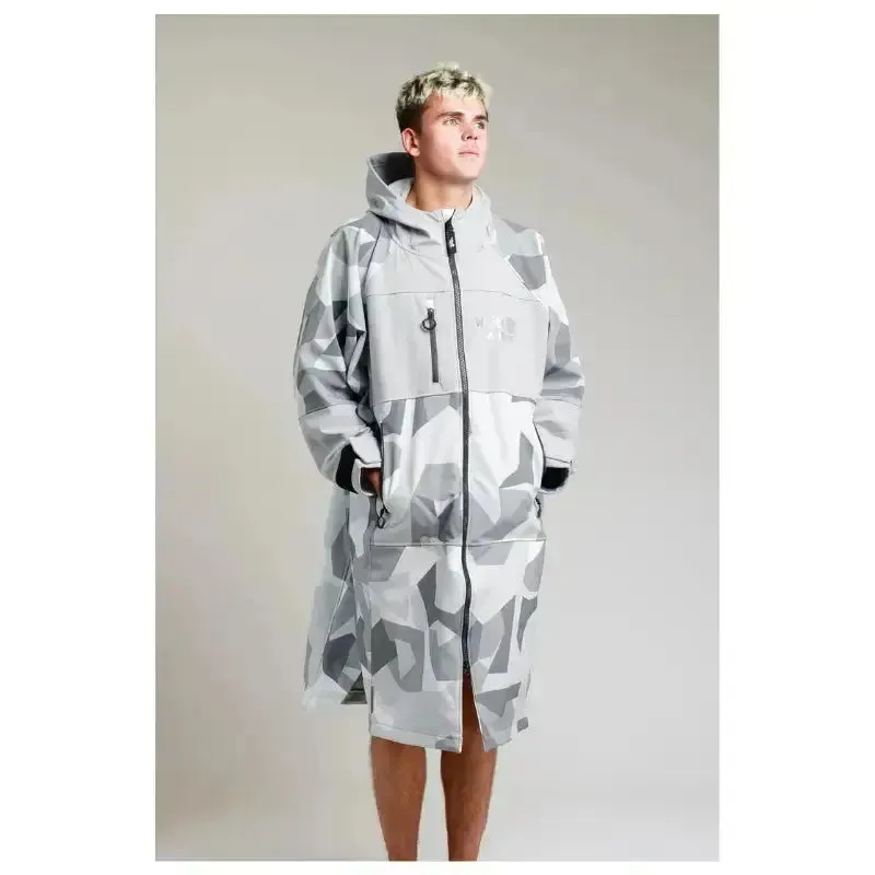 Unisex Post Swimming Robes | Soft Shell Arctic Camo Robe