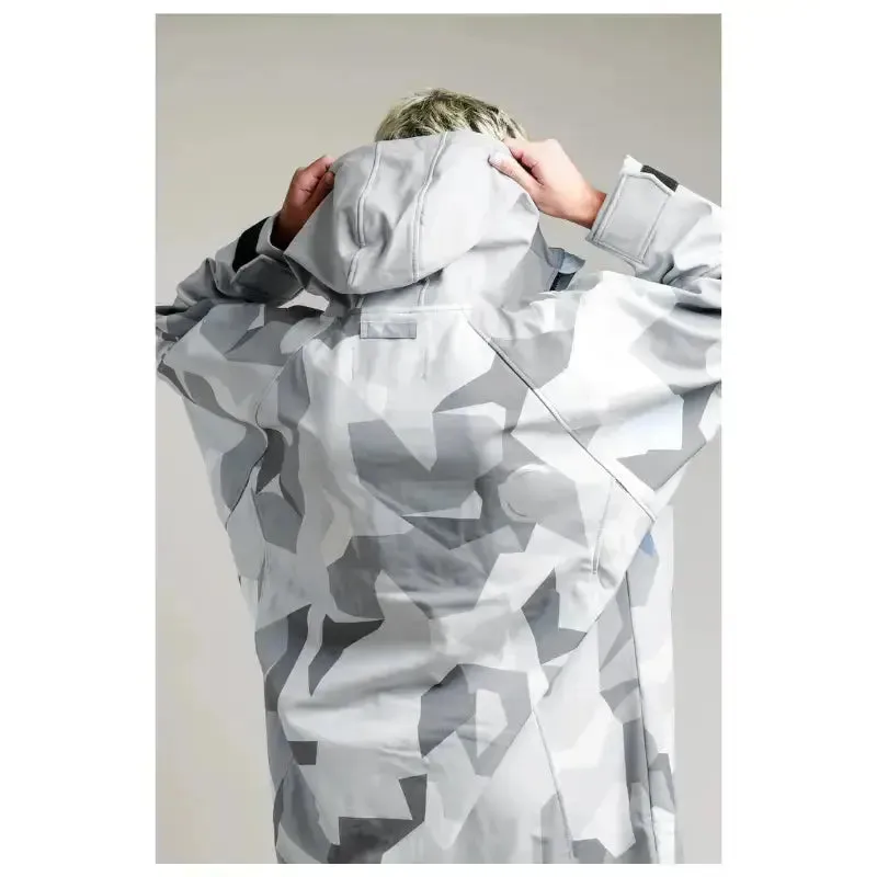 Unisex Post Swimming Robes | Soft Shell Arctic Camo Robe