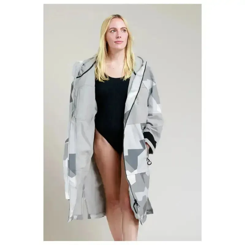 Unisex Post Swimming Robes | Soft Shell Arctic Camo Robe