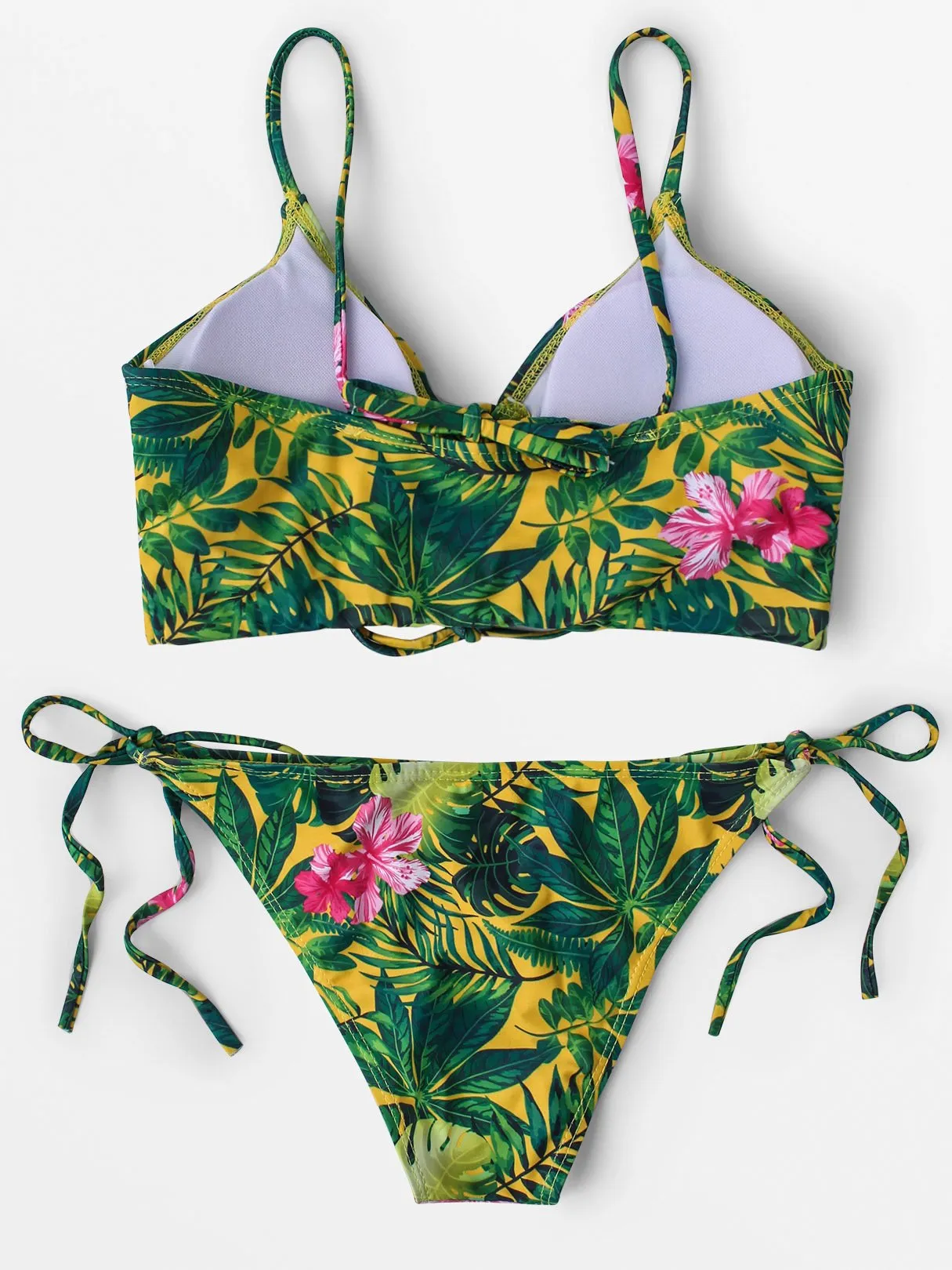 Wholesale Deep V-Neck Sleeveless Floral Print One-Pieces